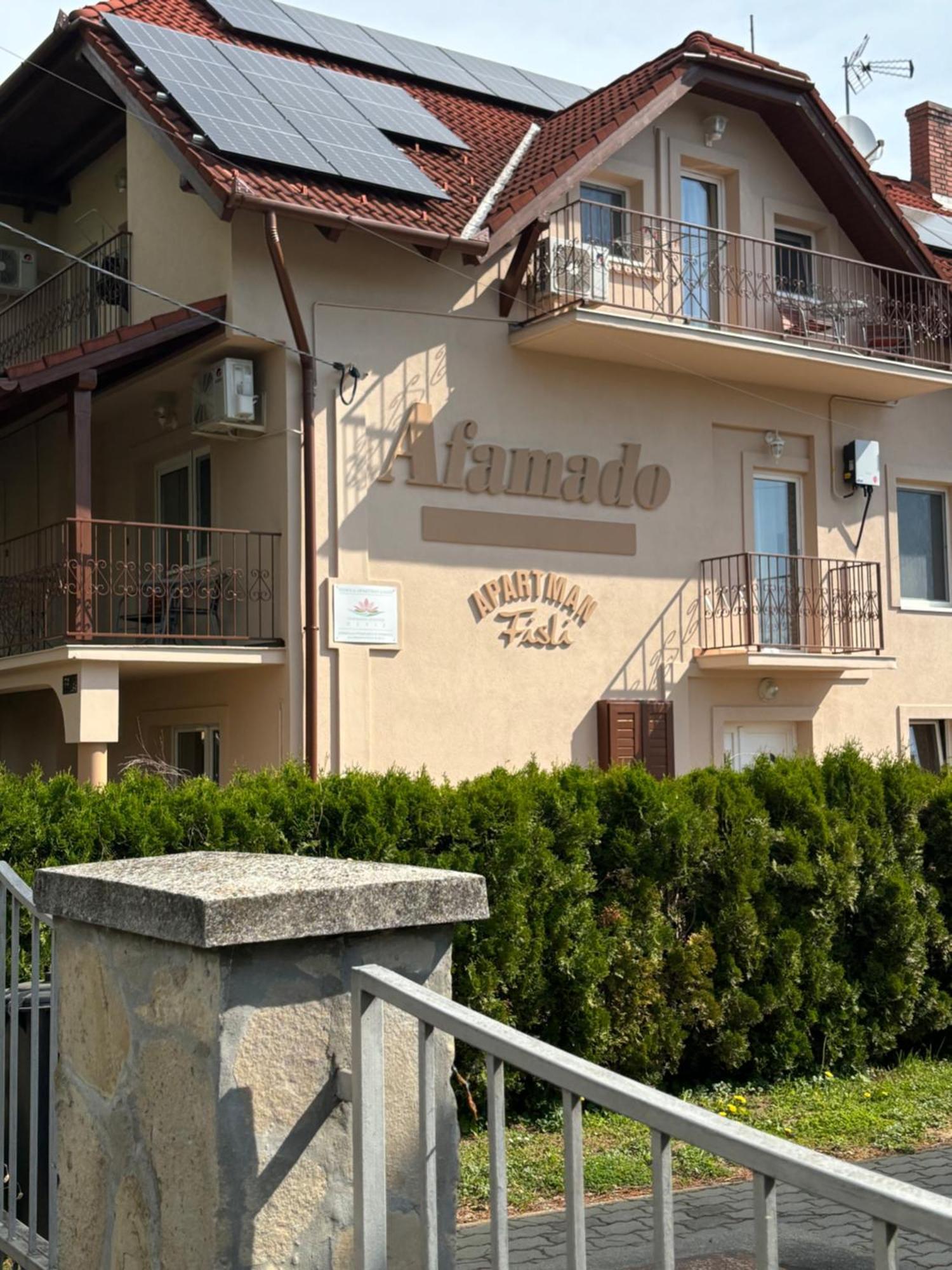 Afamado Apartman Fisli Hévíz Exteriör bild